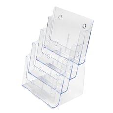 Keturių kišenėlių bukletų laikiklis, A4 formatas