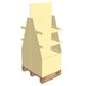 Kartoninis stendas displėjus 1/2 paletės, modelis T3-1_2​, 80x60 cm
