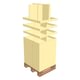 Kartoninis stendas displėjus 1/2 paletės, modelis T4-1_2​, 80x60 cm