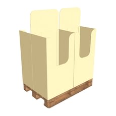 Kartoninis stendas displėjus 1 paletė, modelis T6-1-3​, 120x80 cm