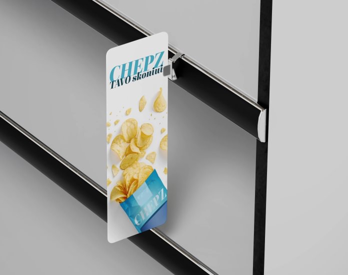Reklaminiai lentynų skirtukai