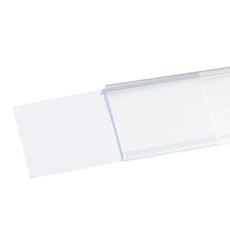 Klijuojama kainų juosta (plastikinė su balta nugarėle)