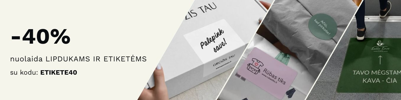 Lipdukai, etiketės