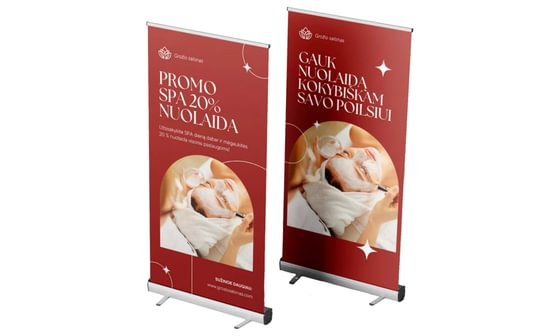 Mobilūs roll up stendai