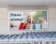 Įvairių dydžių reklaminiai tentai