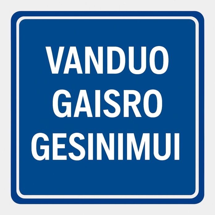 Vanduo gaisro gesinimui