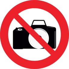 Ženklas „Draudžiama fotografuoti“