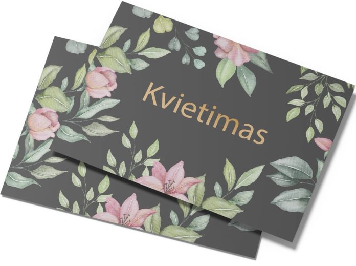 Kvietimai į suaugusiojo gimtadienį